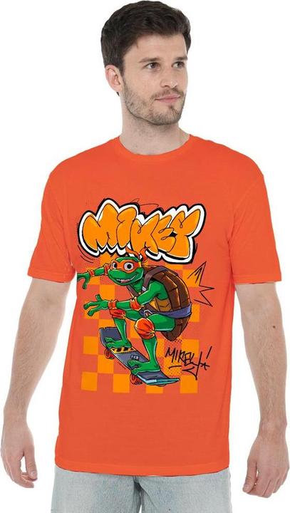 Immagine prodotto Teenage Mutant NT Maglietta Michelangelo Skateboard Uomo (4XL)