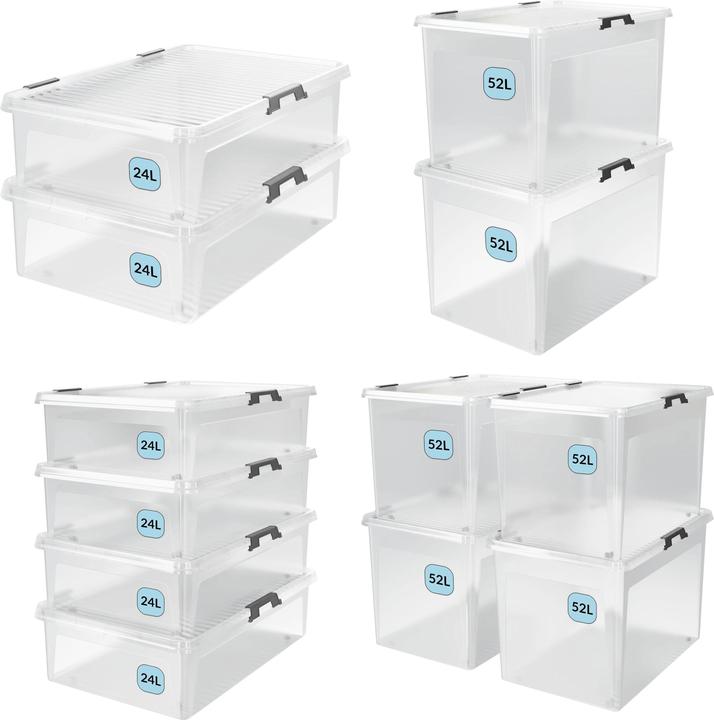 Immagine prodotto Deuba Aufbewahrungsbox (60 x 40 x 17 cm, 24 l)