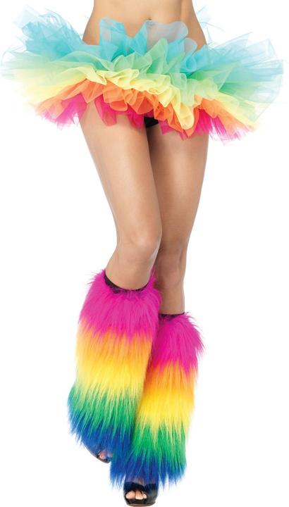 Produktbild Boland Stulpen Regenbogen Plüsch