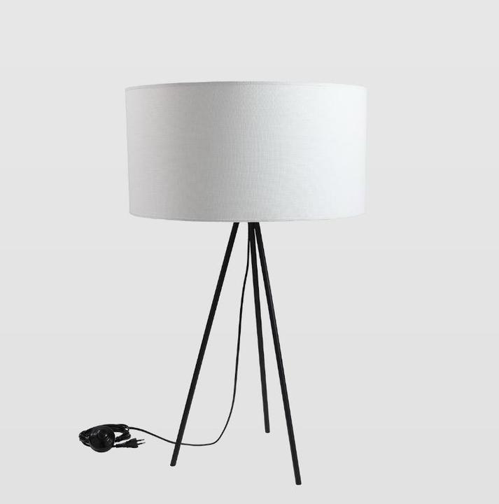 Produktbild Gie El LGH0511 - Minimalistische Tischlampe TRINITY III, weiss (E27)