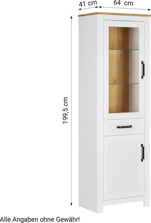 Image du produit Homestyle4u Vitrine Highboard