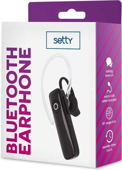Produktbild Setty Bluetooth Kopfhörer SBT-01 schwarz (Kabellos)