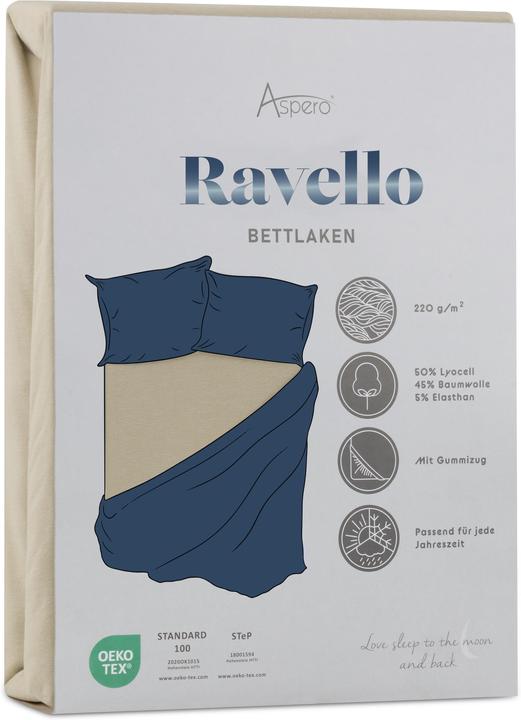 Produktbild Aspero Spannbettlaken Ravello - 9407 (140-160 x 200 cm)