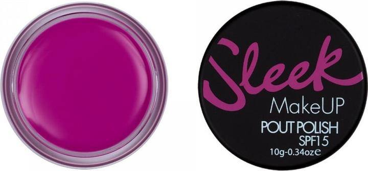 Productafbeelding Sleek MakeUP Pout Polish Lippenbalsem Framboos Rapsodie Met Spf 15, 10 Gram