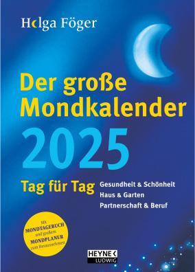 Image du produit Heyne Ludwig Calendrier de poche Der grosse Mondkalender Tag für Tag (17 x 24 cm, Couverture rigide, Allemand)