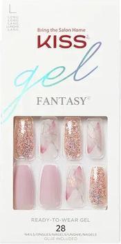 Immagine prodotto KISS Unghie da incollare Unghie fantasia glam - Sogni 28 pezzi (Unghie artificiali)