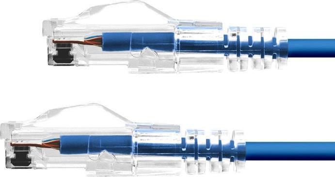 Produktbild ProXtend Slim U/UTP CAT6 LSZH AWG 28 Blue 5M (U/UTP, CAT6, 5 m)