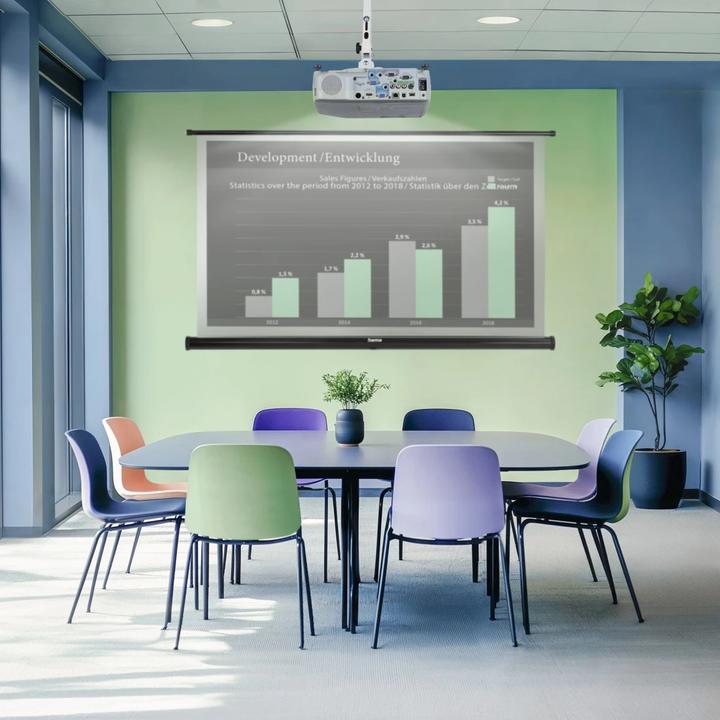 Produktbild Hama Beamerhalterung, schwenkbar, höhenverstellbar, Decke und Wand, bis 15 kg (Decke, Wand)