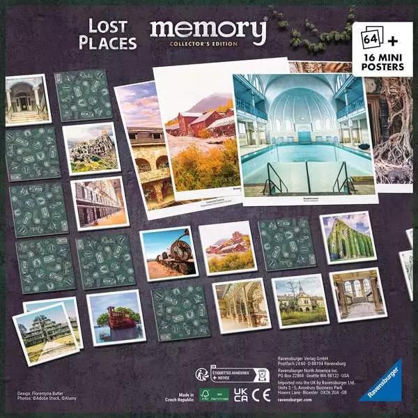 Produktbild Ravensburger 23499 Collector's memory® Lost Places - Das weltbekannte Gedächtnisspiel, das 2 bis 8 (Deutsch)