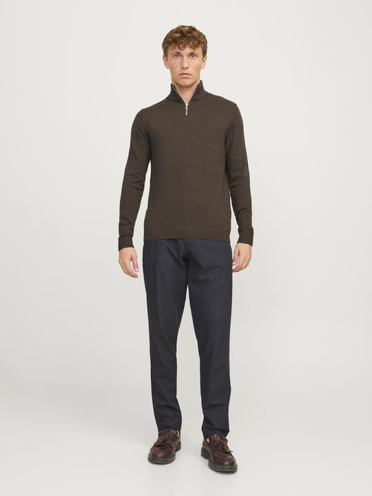 Produktbild Jack & Jones Einfarbig Strickpullover mit Halber Reissverschluss Strickpullover mit Halber Reissverschluss (XS)