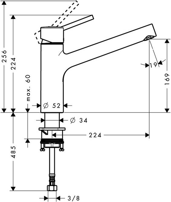 Produktbild hansgrohe Talis S Chrom