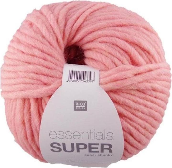 Actual product image Rico Design Wool Essentials Super Super Chunky 100 g, Salmon (90 m)