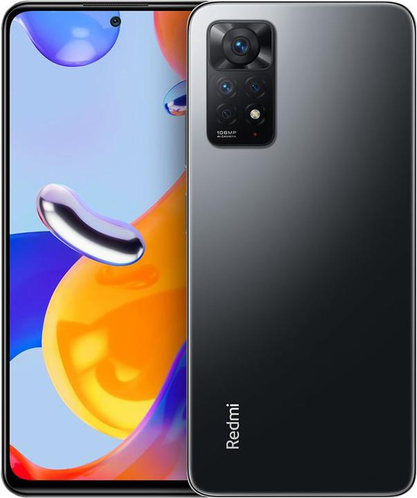 Image du produit Xiaomi Redmi Note 11 Pro (128 Go, Gris graphite, 6.67", Double SIM hybride, 108 Mpx, 4G)