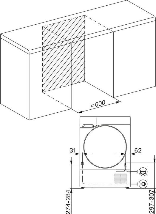 Produktbild Miele TQ 100-10 CH (9 kg, Links, CH-Stecker)