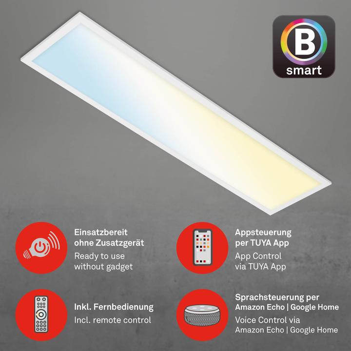Image du produit Briloner B smart WiFi + Bluetooth Panneau LED CCT (3000 lm)