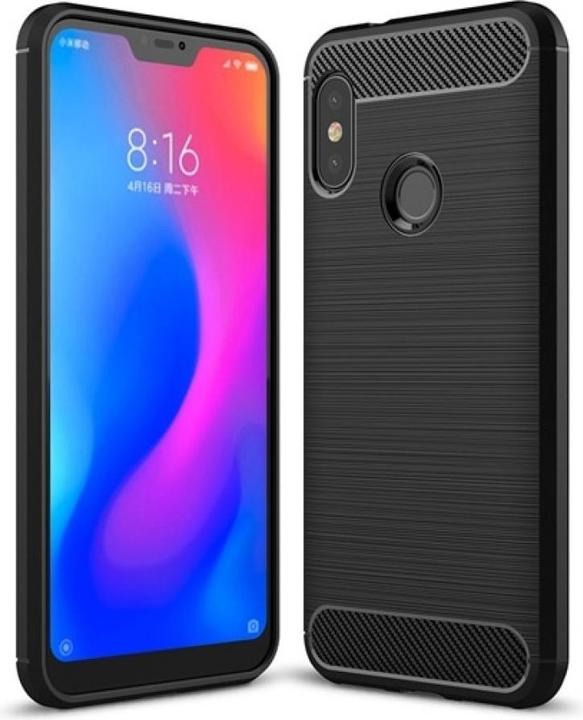 Produktbild Screenguard Xiaomi Redmi Note 6 Pro Hülle Carbon Brushed Soft TPU (Xiaomi Redmi Note 6 Pro)