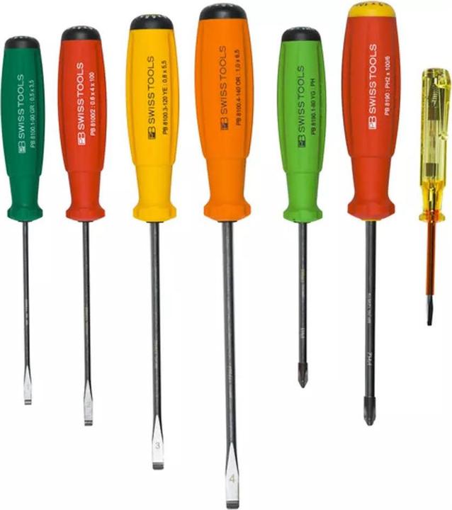 Immagine prodotto PB Swiss Tools Set di cacciaviti PB 8472, 13 pezzi (Porta, Fessura croce Phillipps (PH))