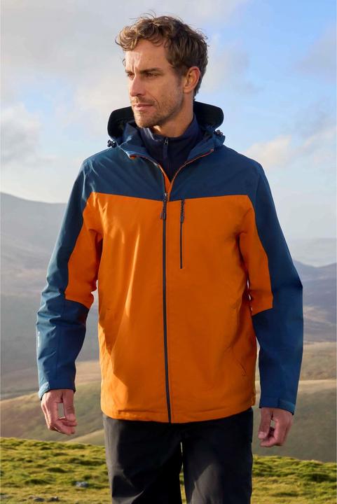 Immagine prodotto Mountain Warehouse Brisk Extreme Giacca Impermeabile Blocchi di colore Uomo (M)