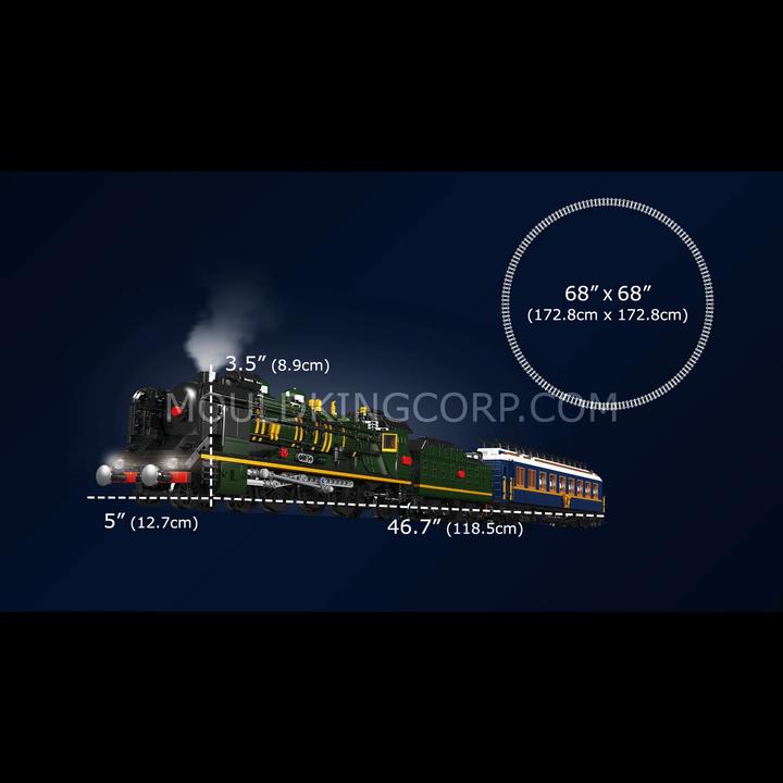 Produktbild Mould King Orient Express - SNCF 231 Dampflokomotiven Set