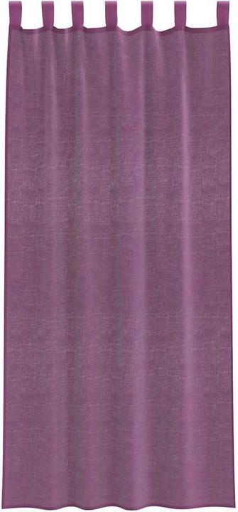 Actual product image VidaXL Voile curtains with rod pockets 2 pcs. Purple (140 x 245 cm)