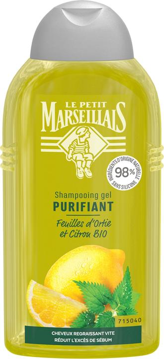 Produktbild Le Petit Marseillais Shampoo Brennnessel & Zitrone (250 ml, Flüssiges Shampoo)