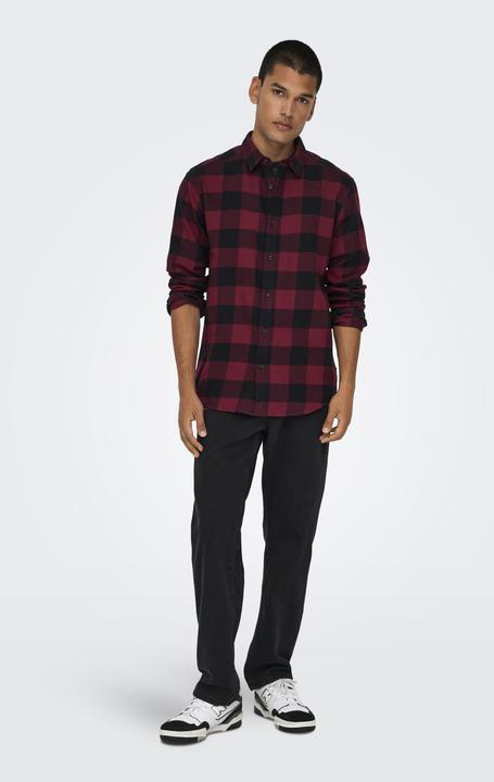 Immagine prodotto Only & Sons Kariertes Langarmhemd (XS)