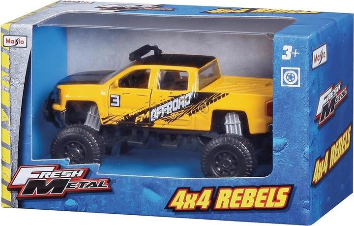 Image du produit Burago 4X4 REBELS FRESH METAL 1/32 - Modèle aléatoire