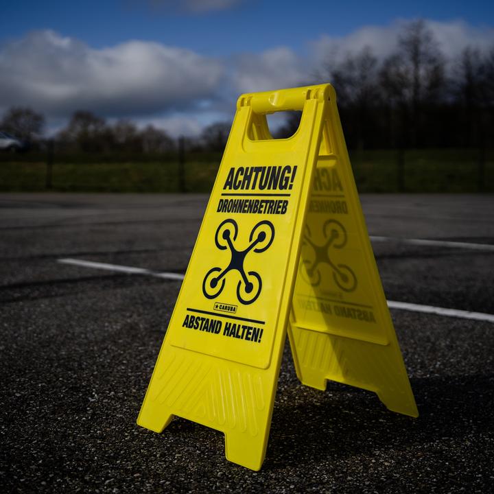 Actual product image Caruba Drone Waarschuwingsbord Duits (Universal)