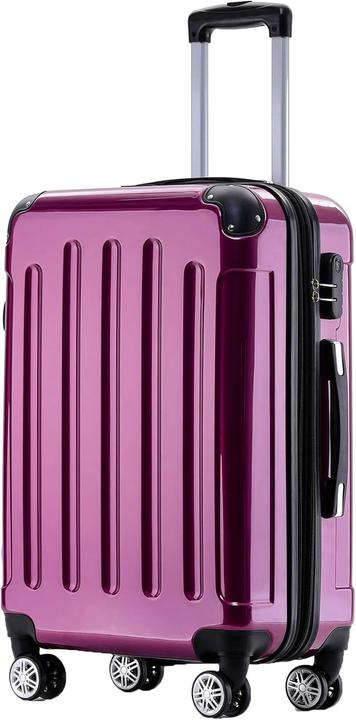 Beibye 2048 Reisekoffer mit Zwillingsrollen (M (50 - 90l))