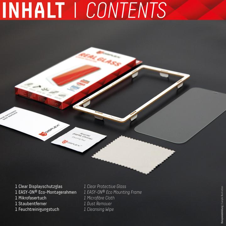 Image du produit Displex Real Glass, verre blindé 2D (1 pièce(s), Apple iPhone 13 Pro Max, Apple iPhone 14 Plus)