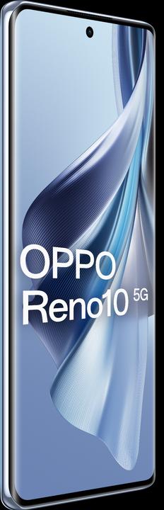 Produktbild OPPO Reno 10 (256 GB, Ice Blue, 6.70", Dual SIM, 64 Mpx, 5G)