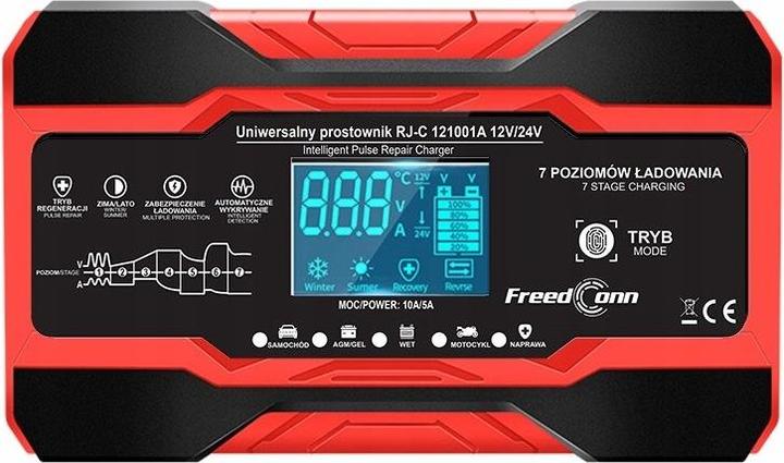 Immagine prodotto RJ Tianye Prostownik akumulatorowy RJ-C 121001A 12V 10A /24V 5A (12V, 24V, 10 A)