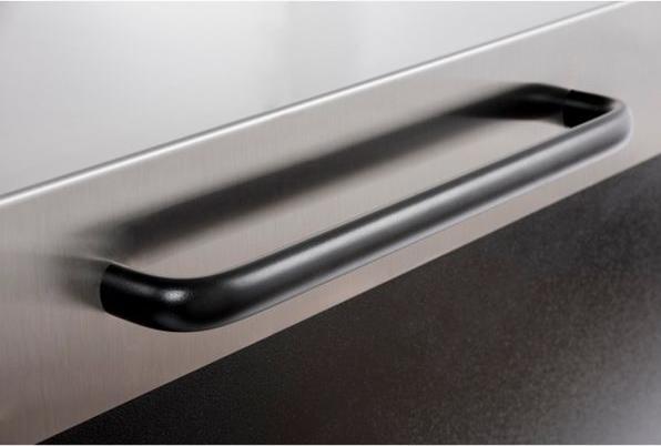 Produktbild Alfa Forni Arbeitstisch 100cm x 80cm Edelstahl Schwarz