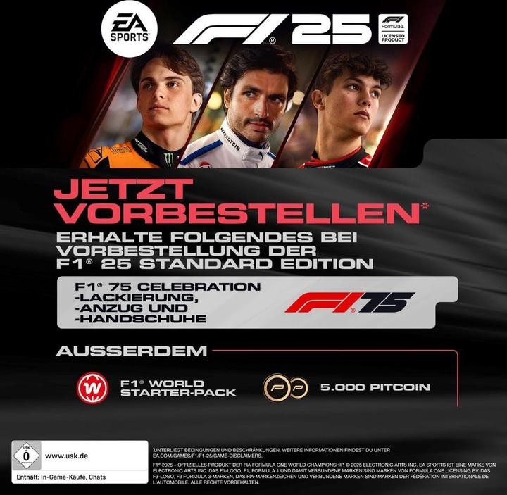 Immagine prodotto EA Games F1 25 (PS5, Multilingue)