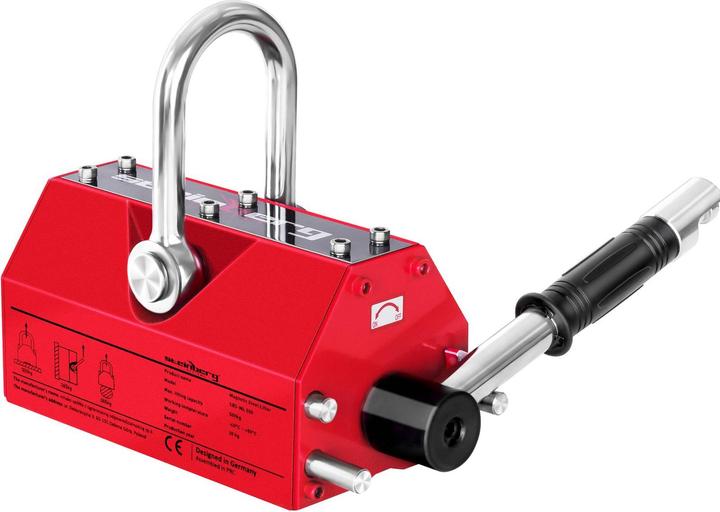 Produktbild Steinberg Lasthebemagnet Neodym Magneten Kranmagnet Magnet Für Kran HubMagnet 500 Kg 0 5 T (1 x)