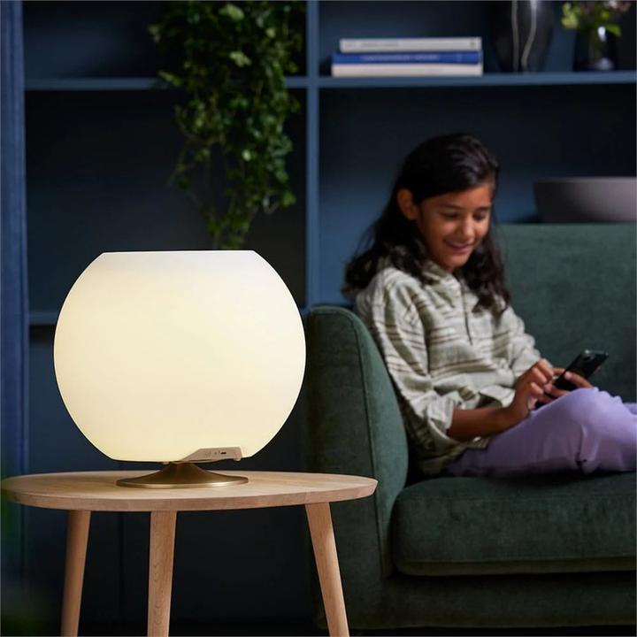 Image du produit Kooduu Lampe haut-parleur Porte-gobelet Sphere Laiton (10 h, Fonctionnement sur batterie, Fonctionnement sur piles)