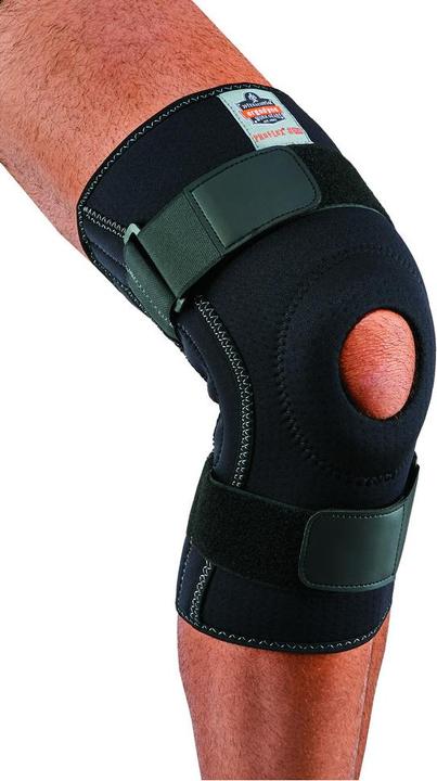 Ergodyne Neopren-Kniebandage Proflex 620, offenes Frontpolster, S, schwarz (S)