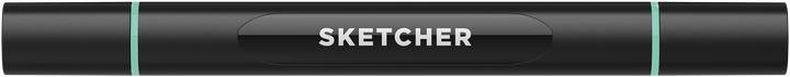 Actual product image Molotow Sketcher Marker brush + chisel (light lagoon-blue, 1 x)