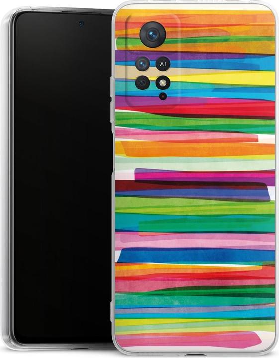 Produktbild DeinDesign Silikon Hülle für Xiaomi Redmi Note 11 Pro 5G Handyhülle Case Smartphone Schutzhülle Streifen (Xiaomi Redmi Note 11 Pro 5G)