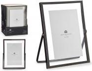 Giftdecor double glass frame black metal 10x15cm (10 x 15 cm)