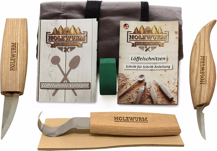 Produktbild Holzwurm Schnitzmesserset