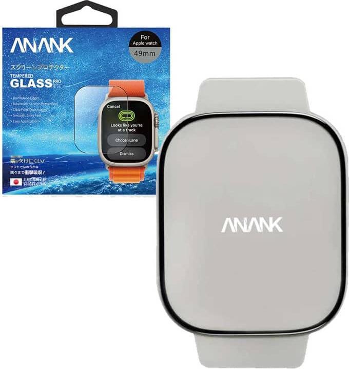 Actual product image Anank Apple Watch Ultra 49mm - Tempered glass / armoured glass - 3D