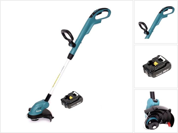 Immagine prodotto Makita DUR 181 18 V Tagliabordi a batterie + 1x Batteria BL 1820 2,0 Ah - senza caricatore
