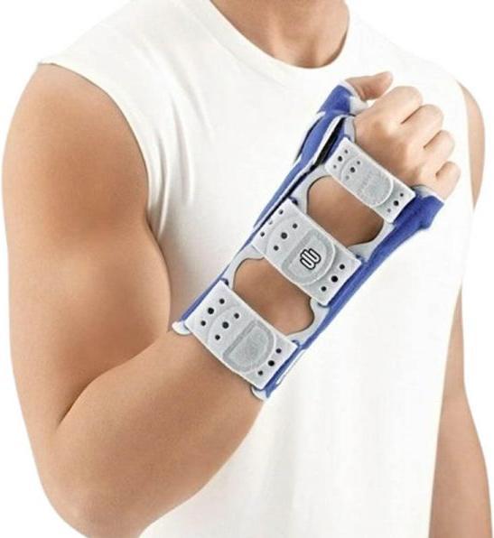 Actual product image ManuLoc Rhizo stabilizing orthosis size 3 left titanium (3)