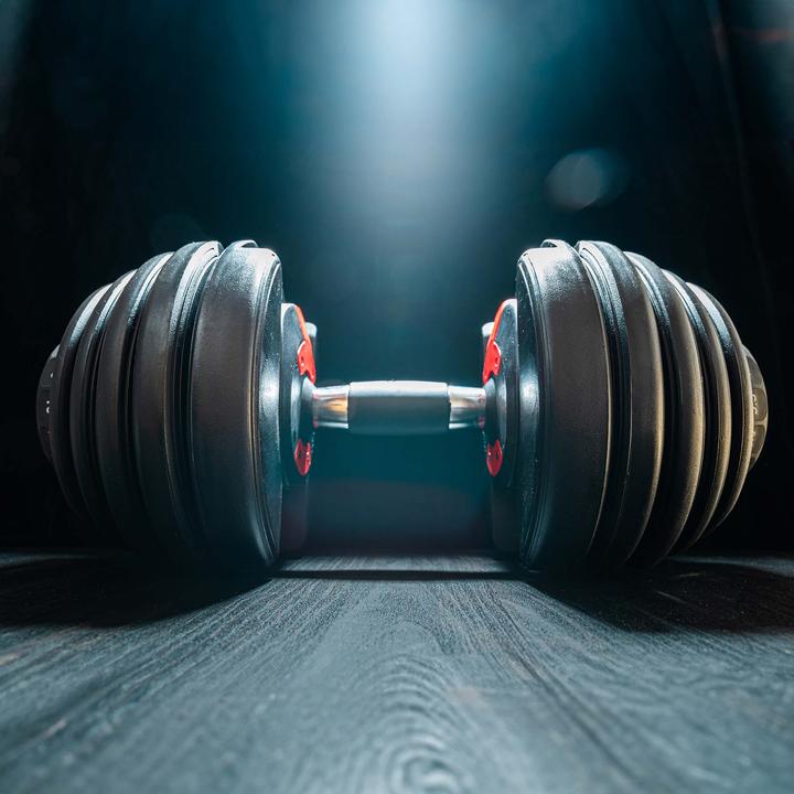 Produktbild Luxtri Verstellbare Kurzhantel mit Drehmechanismus 2,5-24 kg Hantel einstellbar