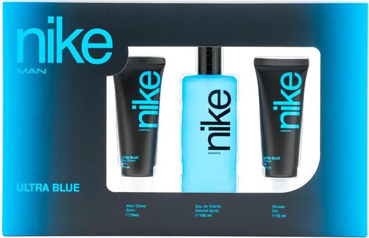 Nike Ultra Blue Man - EDT 100 ml + shower gel 75 ml + aftershave 75 ml (Balsam)
