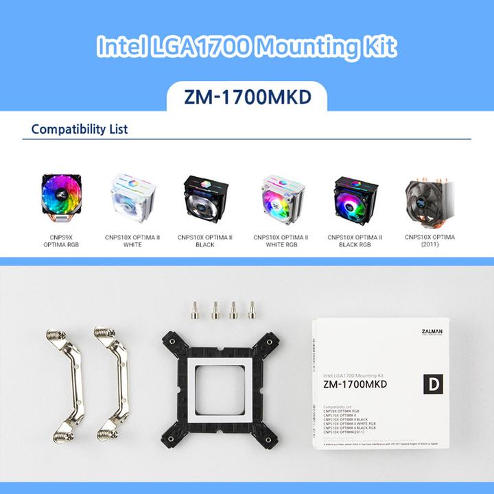 Produktbild Zalman ZM-1700MKD Intel LGA 1700 Mounting Kit