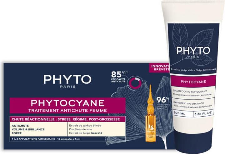 Produktbild Phyto Cyane Reactionelle 12x5mlch Haarkur (Körperlotion, 5 ml)