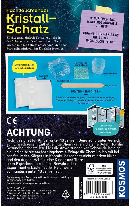 Produktbild Kosmos Nachtleuchtender Kristall-Schatz