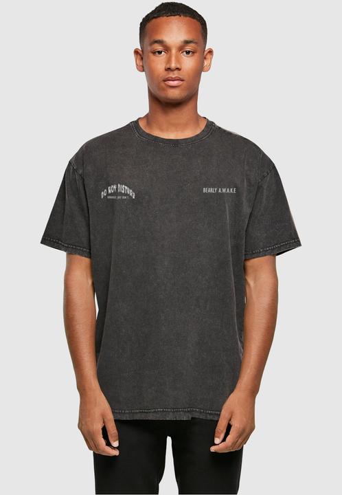 Actual product image Merchcode Barely Awake Acid Washed Heavy Oversized Tee - 116561 (L)